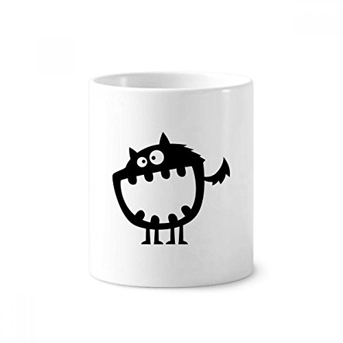 Porte brosse à dents céramique blanc tasse Alien pot à crayons 350ml design