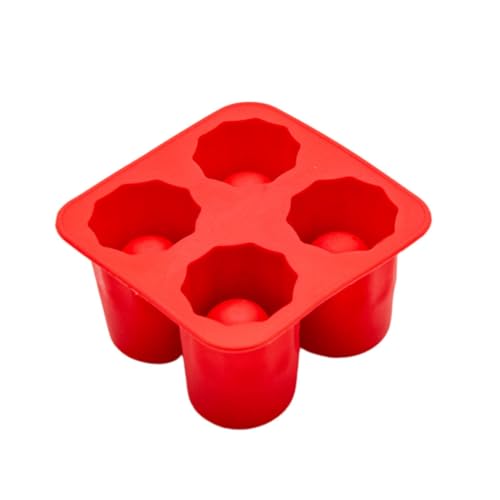 Molde para cubitos de hielo de silicona con forma de copa de vino miniatura 6