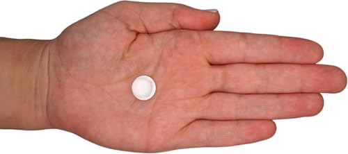 Image of (Pack of 40) White Plastic Hole Plugs 0.55 inch x 0.43 inch (14 x 11 mm), Drill Hole Cover Caps, Furniture Hole Plug, Screw Hole Plugs