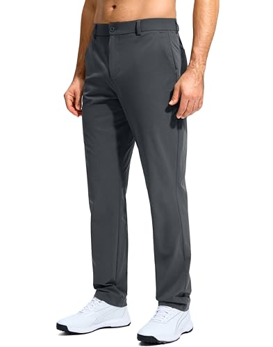 Image of G Gradual Mens Golf Pants Stretch Dress Casual Pants 30 inch /32 inch /34 inch Lightweight Work Travel Slacks for Men with 4 Pockets