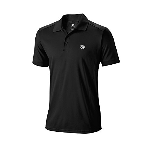 Preisvergleich Produktbild Wilson Herren Golf Performance Poloshirt,Schwarz, S