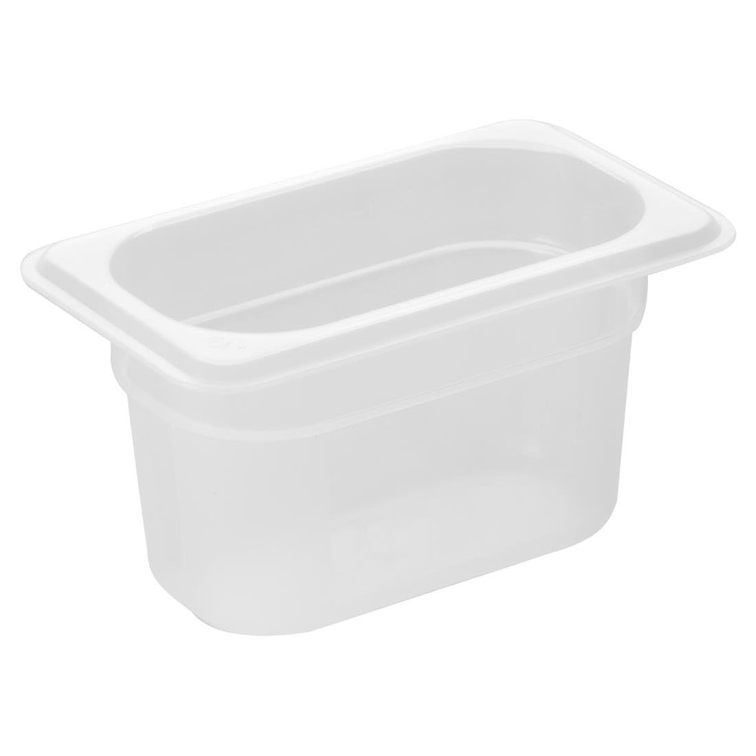 Nisbets Essentials Container Polypropylene, GN 1-9 100 mm 0.85 Ltr