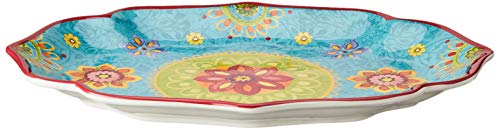 Certified International Tunisian Sunset Oval Platter, 16" X 12", Multicolor, Large #TOP1