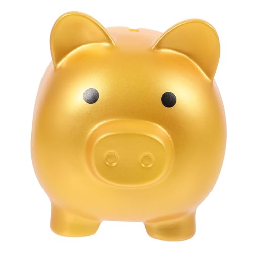 minkissy Salvadanaio Forma Maiale Infrangibile Barattolo per Risparmiare Carino e Decorativo per Adatto per Ogni Tipo Moneta Compleanno Colore Medio