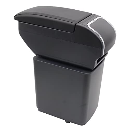 KAERGK Caja para reposabrazos de doble capa para Peugeot Partner Tepee, caja de almacenamiento con...