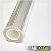 BDF S4MC 4 Mil Clear Security Window Film - Shatter Protection, Includes Tools