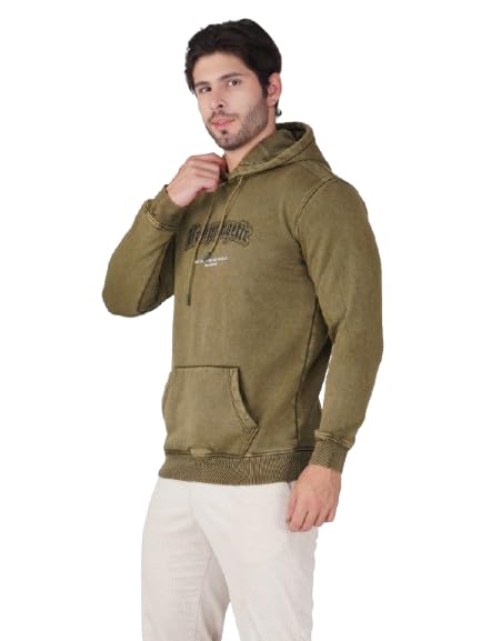 proriders Men’s 100% Cotton Polar Fleece Hooded Sweatshirt with Kangaroo Pocket | Heavy Winter 300 GSM Garment Dyed Hoodie| Ultra-Warm Soft Fleece-picture-21