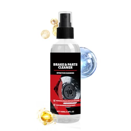 Brake Cleaner Spray - Portable Fast Drying Formula, Powerful Gentle Oil Dust Remover, Automotive Car Wheels Rims Maintenance Solution, Long Lasting Vehicle Cleaning Tool, Efficient Detailing Product F