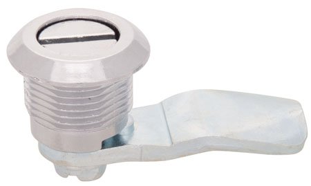 1 1/8 Grip Range, Emka Slotted Pawl Latches, Chrome, Heavy Duty NEMA 4 Rated 1/4 Turn Latches (1 Each)