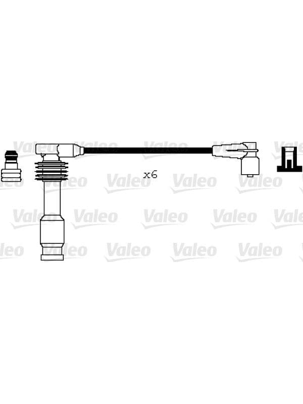 Juego de cables de encendido Valeo 346089 compatible con sistemas de encendido eléctrico