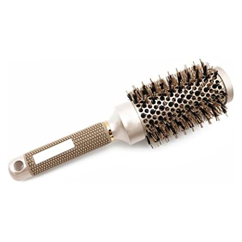 Professional Nano Thermal Brush for Blow Drying Curling&Straightening Volume&Shine Nano Thermic Ceramic Coating and Ionic Roller Hairbrush Cover