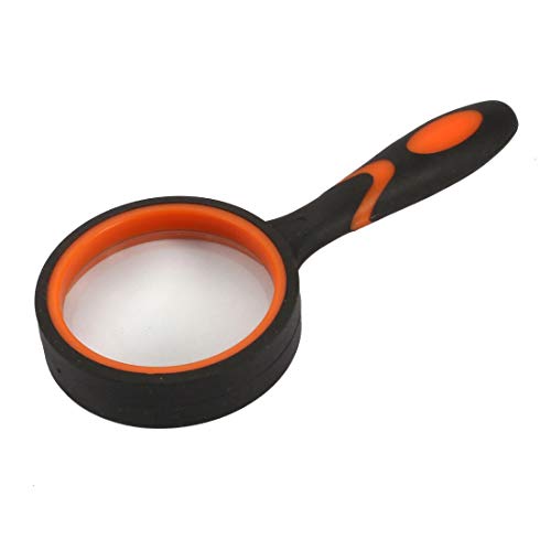 Loupe éclairée noire 10X pour lire facilement les petits caractères