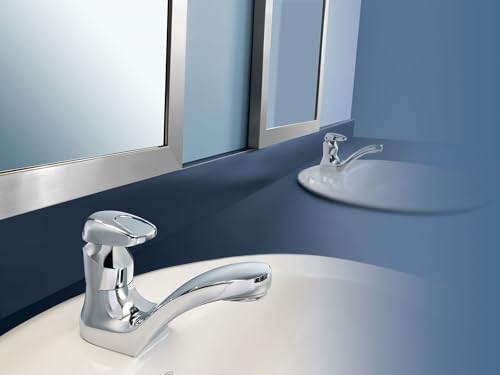 Moen 8884 Commercial M-Press - Miscelatore Monocomando Per Lavabo, 5 Gpm, Cromato - 4