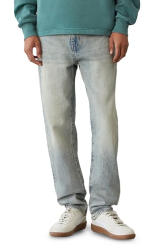 PacSun Men's Cade Straight Jeans Light Blue Tint