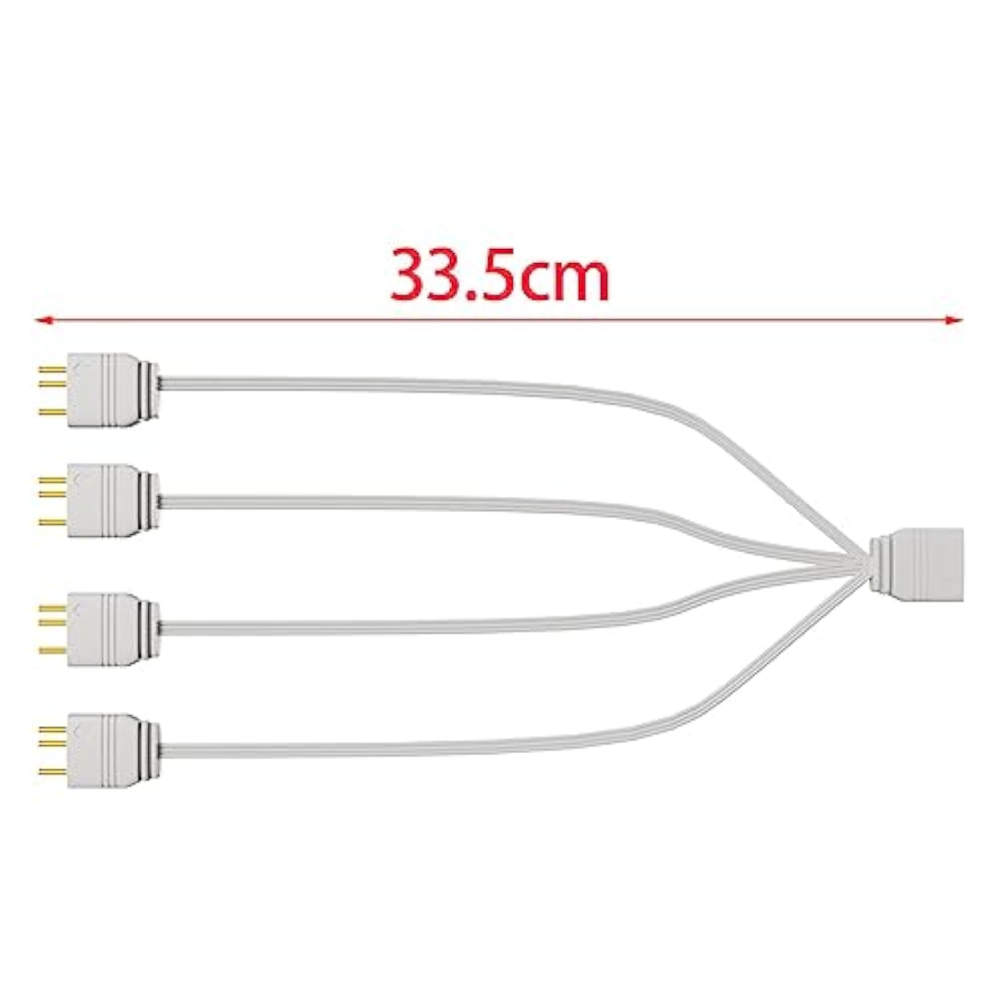 ARGB Splitter Power Cable for PC Desktop Computer