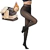 Puimentiua Medias Termicas Mujer Invierno, Legging Térmico Transparente Negro, Mallas Elásticas, Mallas de Talla Grande S-M, L-XL, talla XXL, Mallas Cálidas Mujer