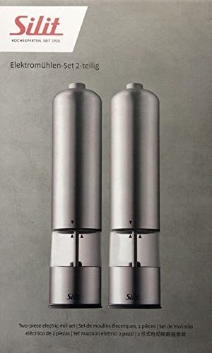 1 x Customer Returns SILIT salt and pepper mill electric set 2 pieces –  Jobalots Europe