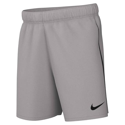 Nike Knit Soccer Shorts Y Nk DF Lge Knit III Short K, Pewter Grey/Black/Black, DR0968-052, XL