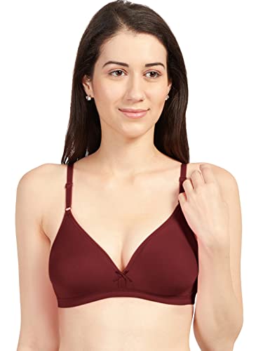 Image of SONARI Omania Womens Non-Padded Cotton Polyester Bras - Solid, Non-Wired, Medium Coverage, Hand Washable (Pack of 2)