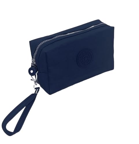 Estojo Escolar Grande de Nylon (Azul)