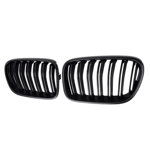 Calandre avant pour BMW X3 F25 2011-2013 grille de calandre noire mate 2 pièces