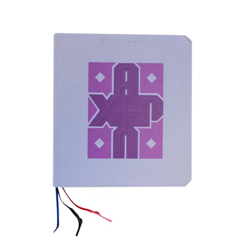 Purple Christus Design Ceremonial Binder Half Inch