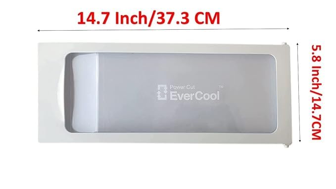 Image of Fridge Freezer Door for LG GL-205 Series Single Door Refrigerator, Transparent (Freezer Door 2)