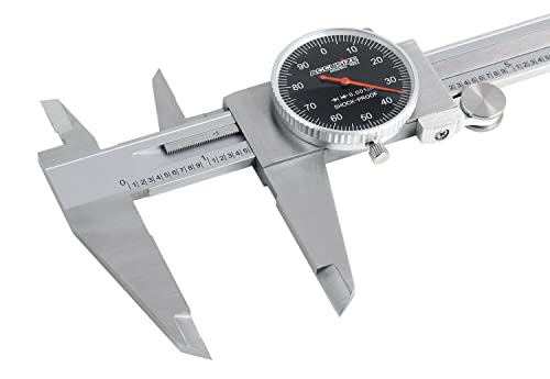 Dial Caliper Stainless Steel Accusize 0-12'' con caja 4