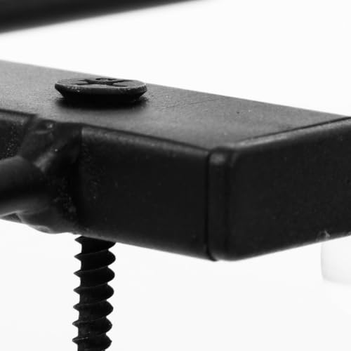 Perchero de pared negro de hierro extensible para ropa de bano 4