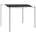 Produktbild vidaXL Pavillon Gartenpavillon Überdachung Partyzelt Pergola Garten Terrasse Terrassenpavillon Sonnenschutz Gartenzelt 3x2,4m Anthrazit