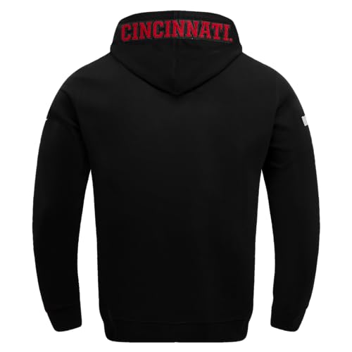 Sudadera con capucha para hombre Pro Standard College de algodón grueso con parches 5