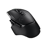 Logitech G G502 X LIGHTSPEED Wireless Gaming Mouse - Optical mouse with LIGHTFORCE hybrid optical-mechanical switches, HERO 25K gaming sensor, compatible with PC - macOS/Windows - Black