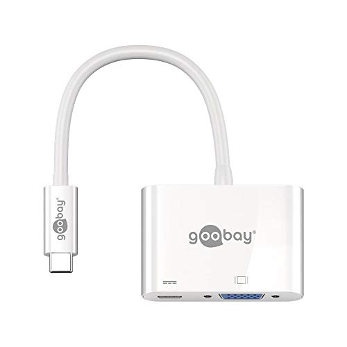 Preisvergleich Produktbild Goobay 62107 USB-C Adapter VGA, PD, Weiß