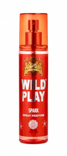 Image of Wildplay Spark Fragrance 125ML Perfume for Men & Women - Long Lasting Multi-Fragrance Spray, Floral Fruity Sweet Notes, Unisex Premium Perfume for Daily Wear & Special Occasions