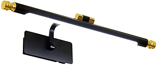 Luminaire sur miroir noir de 47cm pour illuminer une coiffeuse ou un chevet