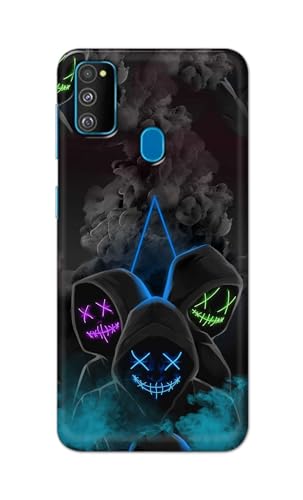 Image of PRINTFIDAA Printed Hard Back Cover Case for Samsung Galaxy M30s | Samsung Galaxy M21 | Samsung M21 2021 Edition Back Cover (Mask Man) -112
