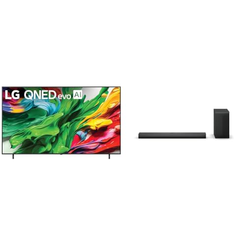 Image of LG 86 inch QNED 4K TV & S70TY 3.1.1-Channel Soundbar, Dolby Atmos, Wow Orchestra, Rear Speaker Ready, Wireless Subwoofer