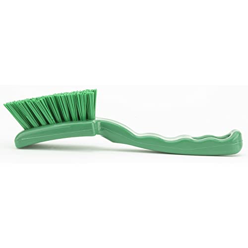 Image of SPARTA 41395EC09 Plastic Scrub Brush, Detail Brush, Kitchen Brush With Hanging Hole For Cleaning, 7 Inches, Green