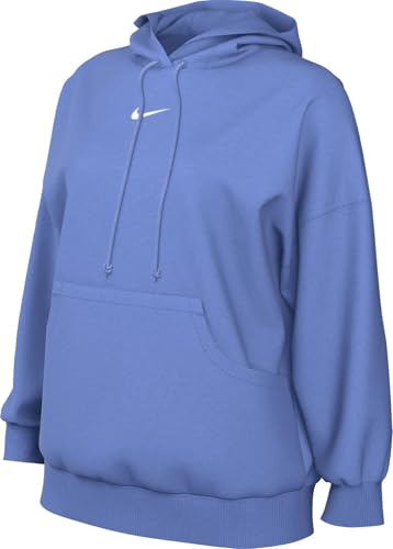 Nike Sportswear Phoenix Fleece Women's Oversized Pullover Hoodie (DQ5860-494, Royal Pulse/Sail)
