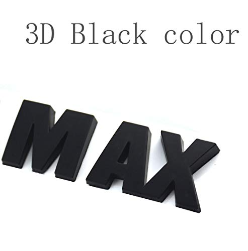 Image of Aimoll 2pcs Allison Duramax Badges Emblems Replacement for Silverado 2500 3500hd (Black 2)