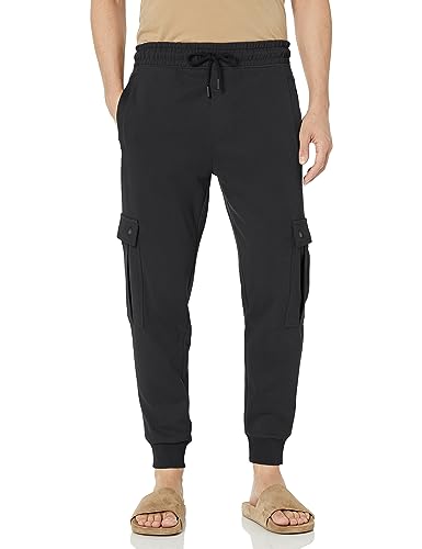 BOSS Men's Cozy French Terry Cargo Pocket Joggers