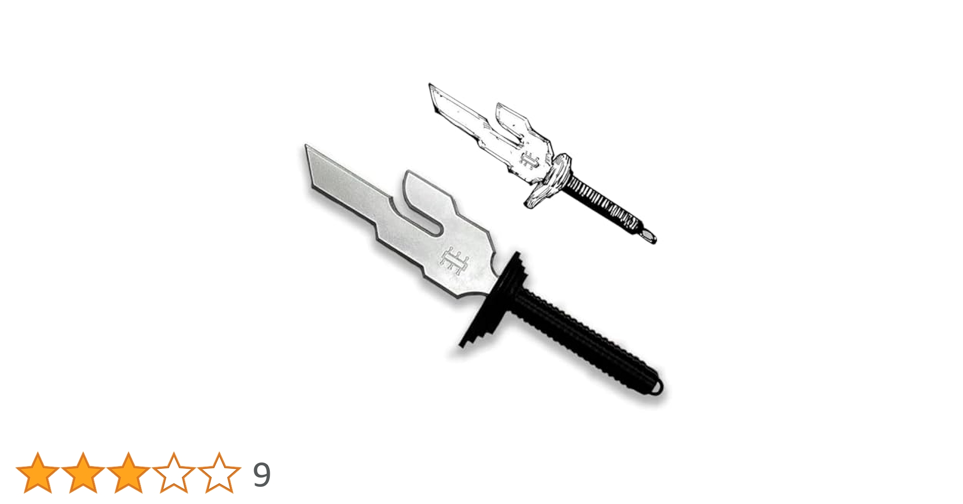 呪術廻戦 模造刀 鑑賞用 武具 舞踊刀 天逆鉾 41uFeP2b3nL.jpg_BO30,255,255,