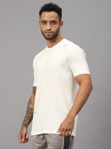 Image of VECTOR X Self Design Men Round Neck T-Shirt 100% Polyerster (Pack of 1)