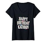 Photo Gallery donna happy birthday kathrin first name girls colorful bday maglietta con collo a v Photo Gallery donna happy birthday kathrin first name girls colorful bday maglietta con collo a v