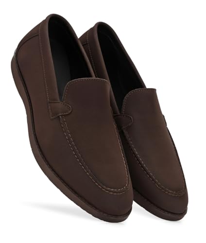 Image of MACTREE Suede Penny Loafers for Men