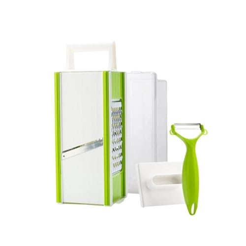 Cortador manual multiusos 5 en 1 para vegetales con contenedor miniatura 1
