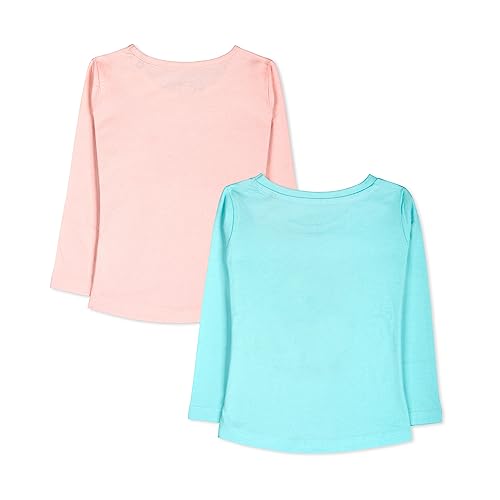 Image of Real Basics Girls Regular Fit Full Sleeves Tshirt (Pack of 2)