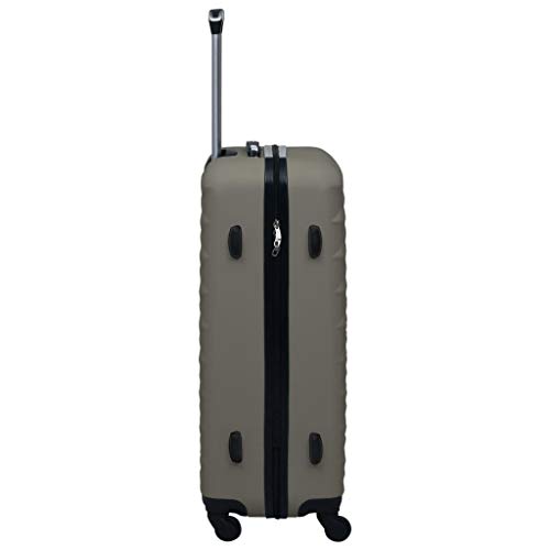 Hardcase Trolley Set 2-Piece with Security Lock, Lightweight and Durable Design, Anthracite, ABS Material4