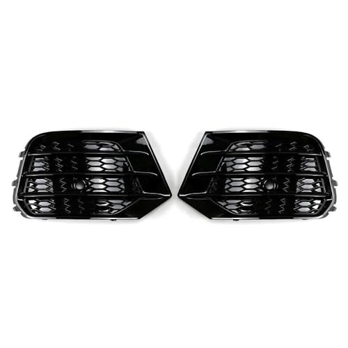 Grille de phare antibrouillard pour Audi Q3 2016-2018 cache noir