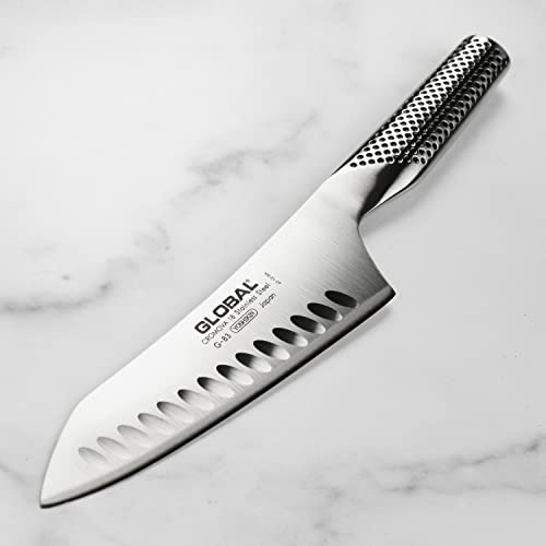 Image of Global 7 inch Asian Chef's Knife with Hollow Edge